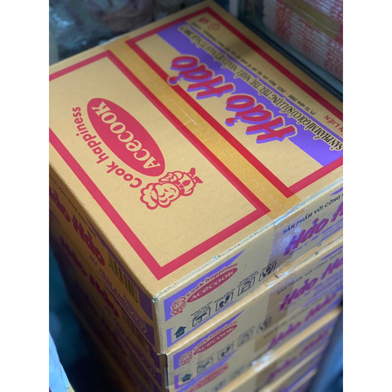 THÙNG MÌ TÔM HẢO HẢO 30 GÓI TÔM CHUA CAY