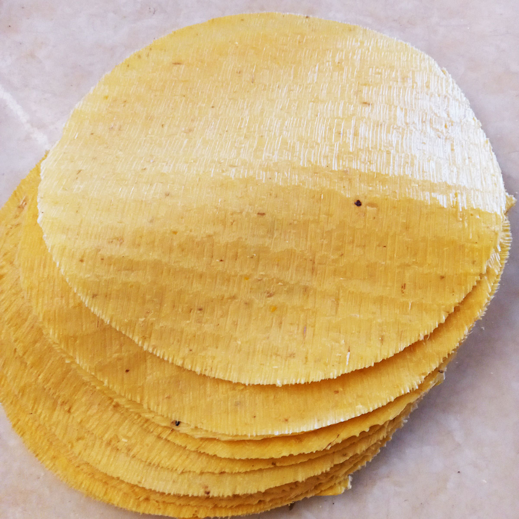 5 cái bánh phồng khoai mì vàng bánh béo không có sữa