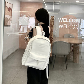 Balo trơn chất liệu da siêu bền chống nước