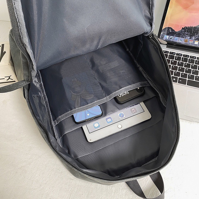 Balo trơn chất liệu da siêu bền chống nước