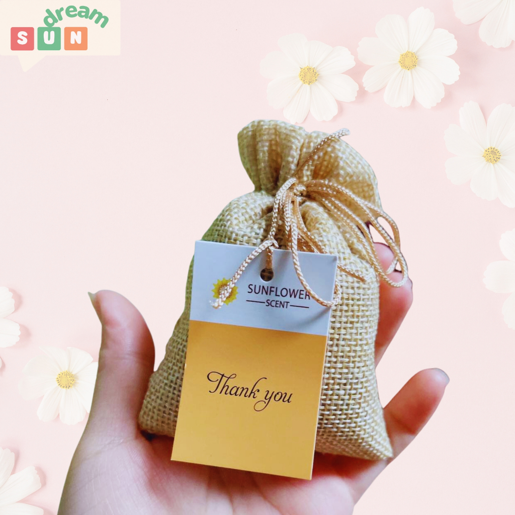 Túi Thơm Quần Áo Trong Tủ Sunflower Hương Hoa Nhài, Hoa Lavender Oải Hương, Hoa Hồng, Hoa Sữa và Hương Biển