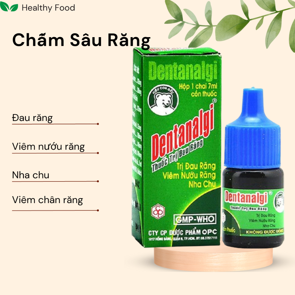 Nước chấm răng Ngừa sâu răng Dentanalgi