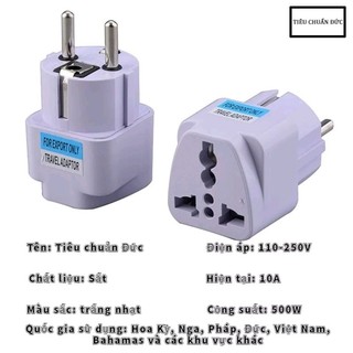 Phích cắm chuyển đổi từ 3 chân sang 2 chân