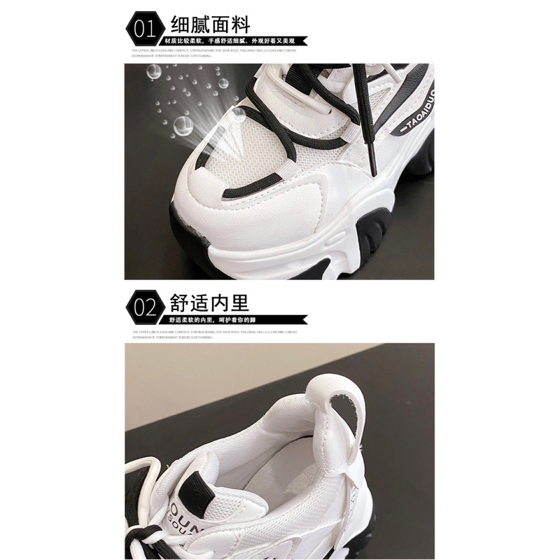 Giày thể thao thời trang độn đế 11cm