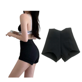 (Hoả tốc Tp.HCM) Quần short thun Dance lưng cao có dây kéo sau thun umi dày dặn ôm dáng cực chất Lolalalo