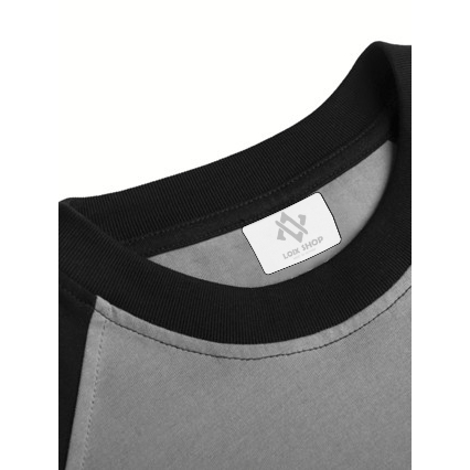 Áo thun Raglan unisex thời trang basic tee phông phối tay trơn nam nữ tay lỡ oversize form rộng Loix