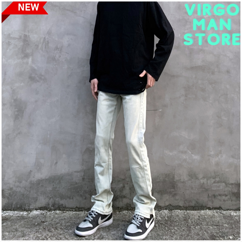 Quần Jean nam ỐNG LOE phong cách đường phố hiphop cá tính - Quần bò nam vnxk loại 1 hot trend mới nhất