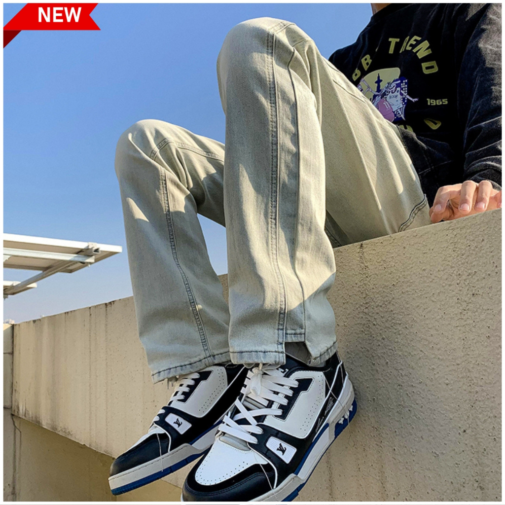 Quần Jean nam ỐNG LOE phong cách đường phố hiphop cá tính - Quần bò nam vnxk loại 1 hot trend mới nhất