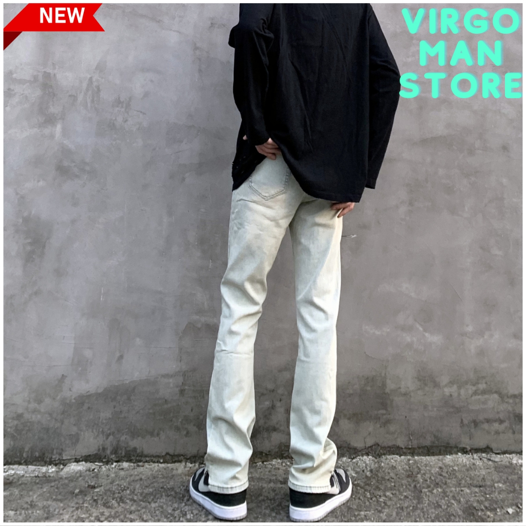 Quần Jean nam ỐNG LOE phong cách đường phố hiphop cá tính - Quần bò nam vnxk loại 1 hot trend mới nhất