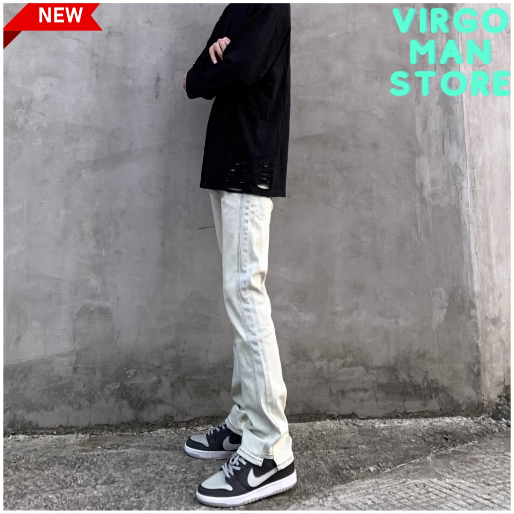 Quần Jean nam ỐNG LOE phong cách đường phố hiphop cá tính - Quần bò nam vnxk loại 1 hot trend mới nhất