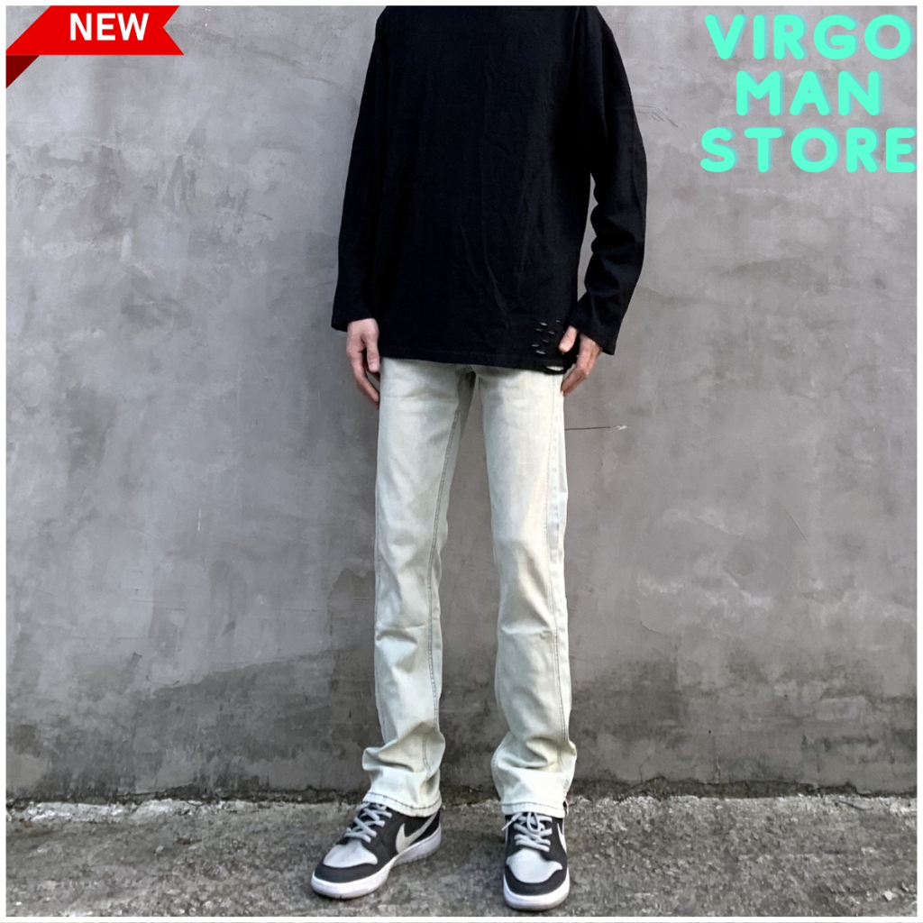 Quần Jean nam ỐNG LOE phong cách đường phố hiphop cá tính - Quần bò nam vnxk loại 1 hot trend mới nhất