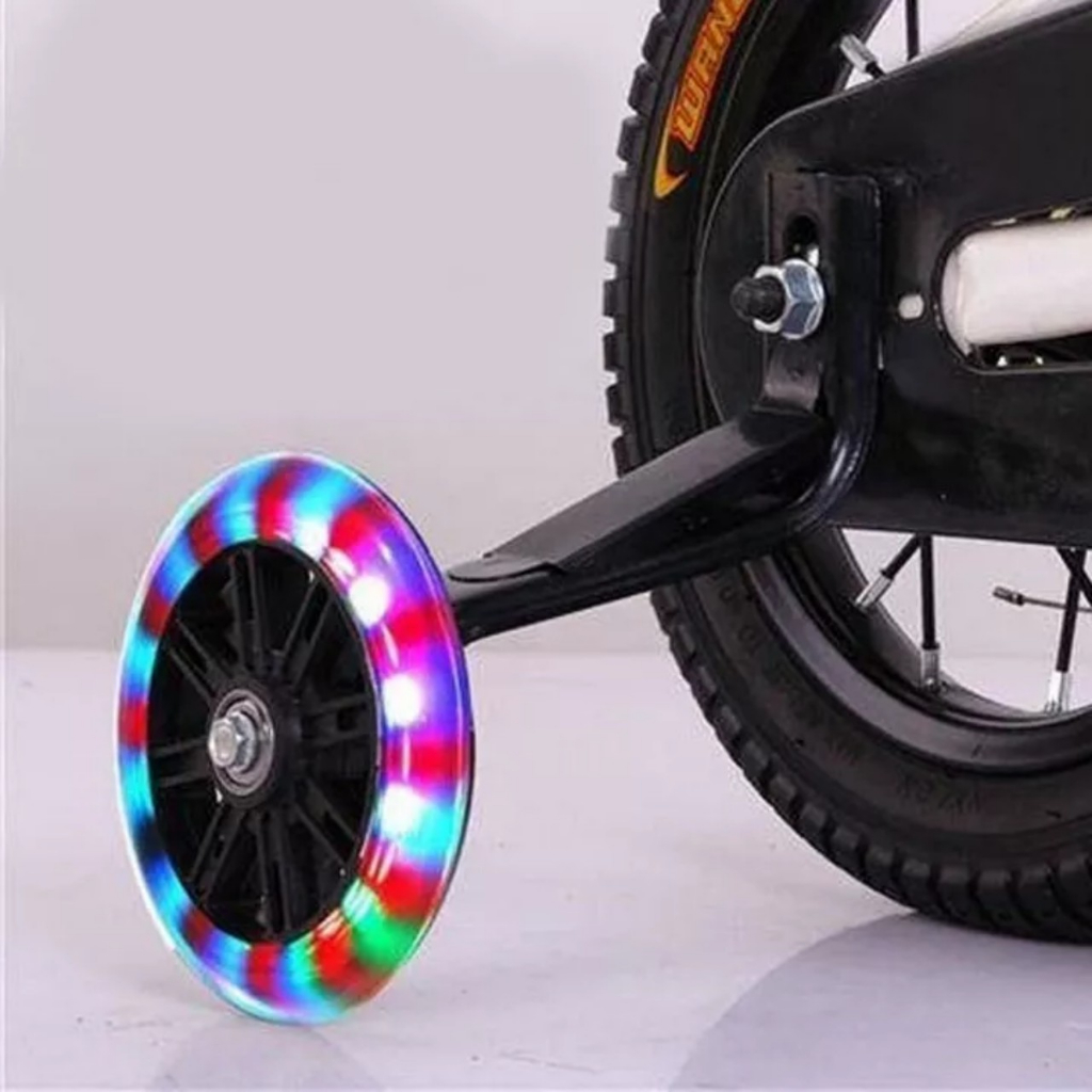 CẶP BÁNH PHỤ DÀNH CHO XE ĐẠP TRẺ EM - HÀNG CHÍNH HÃNG CÓ ĐÈN LED TỪ CỠ 12-20