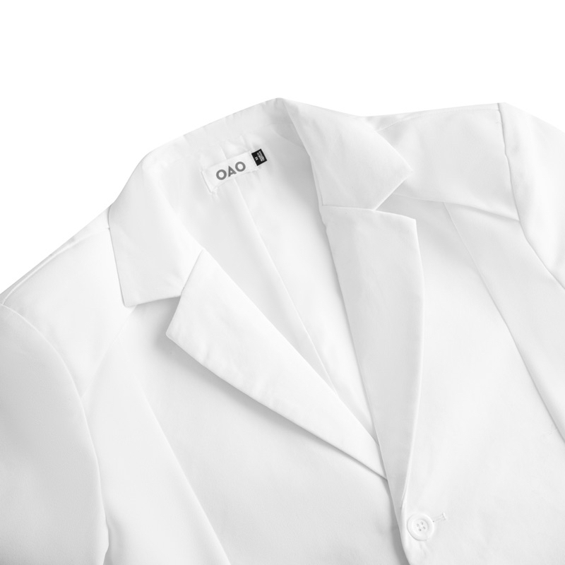 Áo Blazer OAO STUDIO form ngắn đen/trắng