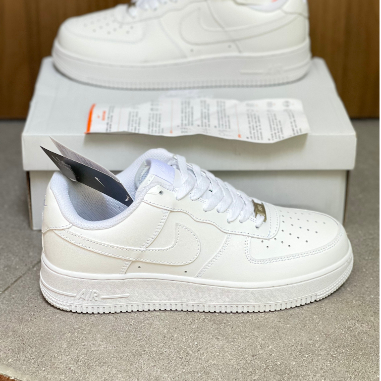 Giày thể thao AF1 Trắng, Giày sneaker air force 1 trắng full nam nữ siêu hot dễ phối đồ tặng FullBoxBill