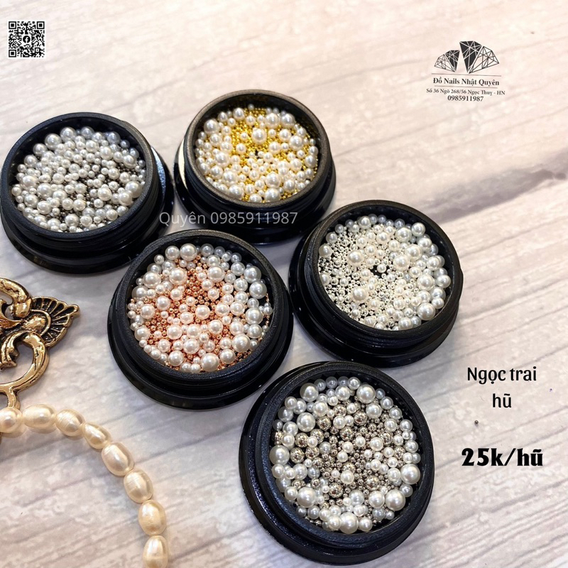 Set bi tròn- set bi nửa- bi 2 màu- bi nail- đồ nails nhật quyên