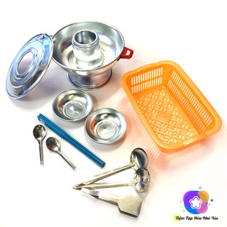 Bộ Đồ Chơi Nấu Ăn Cho Bé Gái Đồ Chơi Lẩu Nhà Bếp Nấu Ăn Thật Mini Bằng Nhôm An Toàn Đồ Chơi Cho Bé Gái Đồ Chơi Nhà Bếp 
