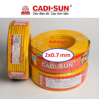 Dây điện đôi 2x0.7mm cadisun - đặt số lượng là số mét