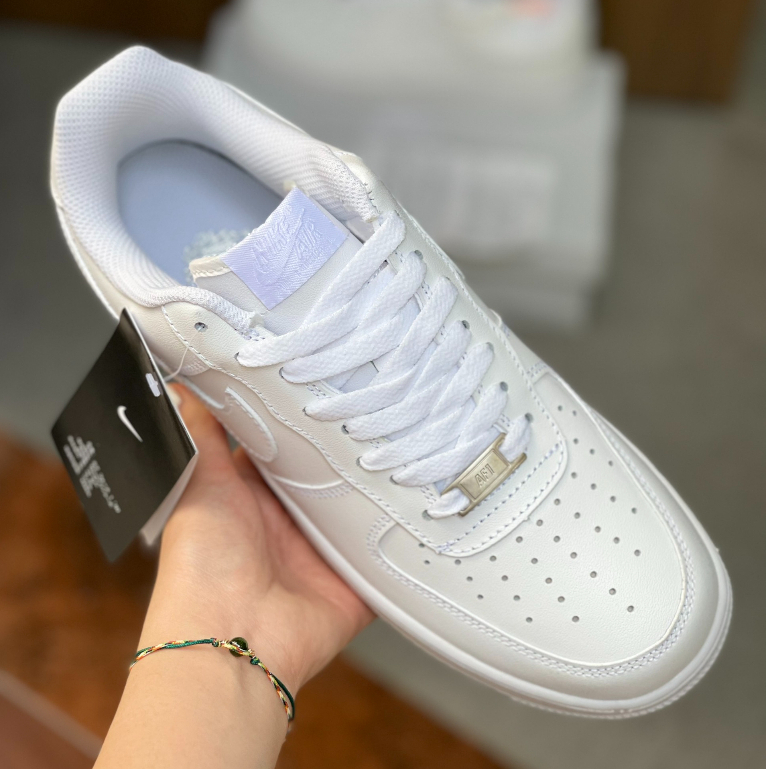 Giày thể thao AF1 Trắng, Giày sneaker air force 1 trắng full nam nữ siêu hot dễ phối đồ tặng FullBoxBill