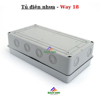 Tủ điện nhựa ABS model Way-18 (lắp nổi, chống nước chuẩn IP65)