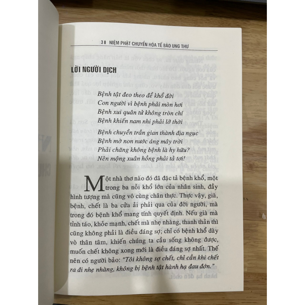 Sách - Kinh Niệm Phật Chuyển Hóa Tế Bào Ung Thư