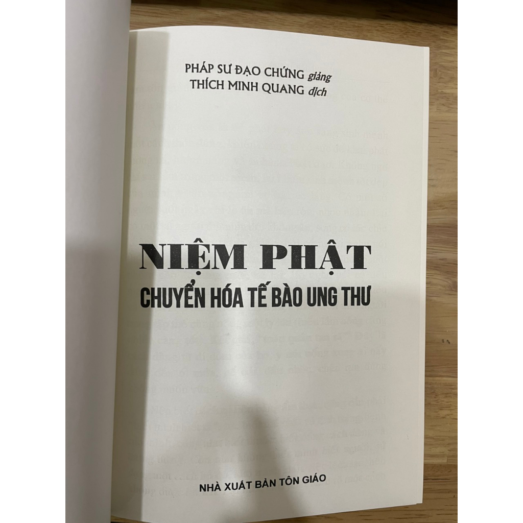 Sách - Kinh Niệm Phật Chuyển Hóa Tế Bào Ung Thư