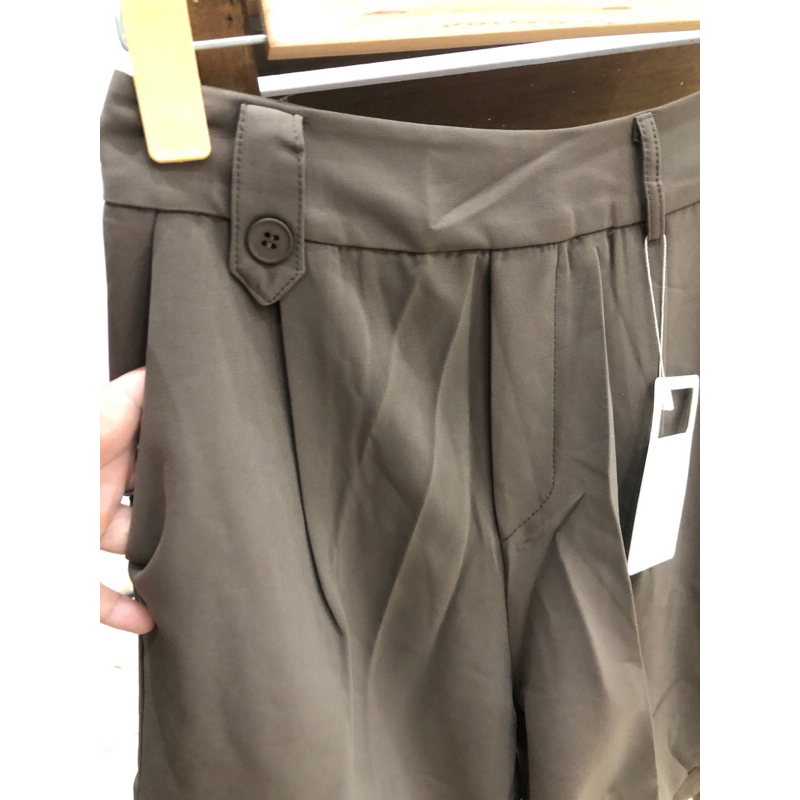 Quần ngố nâu tây  QC NEW