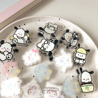 Kẹp giấy tài liệu acrylic hoạt hình dễ thương nhiều mẫu
