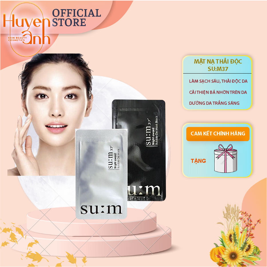 Mặt Nạ Sủi Bọt Thải Độc Sum 37