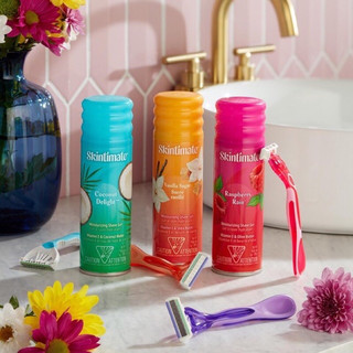 Bọt cạo lông + dưỡng ẩm cho da toàn thân Skintimate
