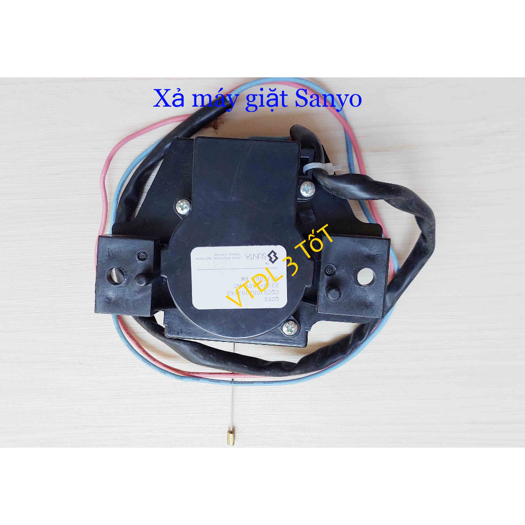 Xả máy giặt Sanyo - Van keo xả máy giặt Sanyo