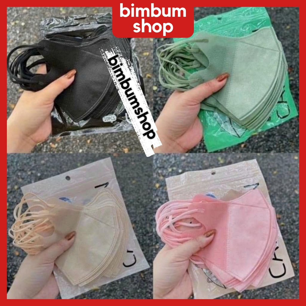 Freeship - Khẩu Trang 5D THÁI LAN,5D MASK Kháng Khuẩn,nhiều Màu Lạ Siêu Đẹp BIMBUM