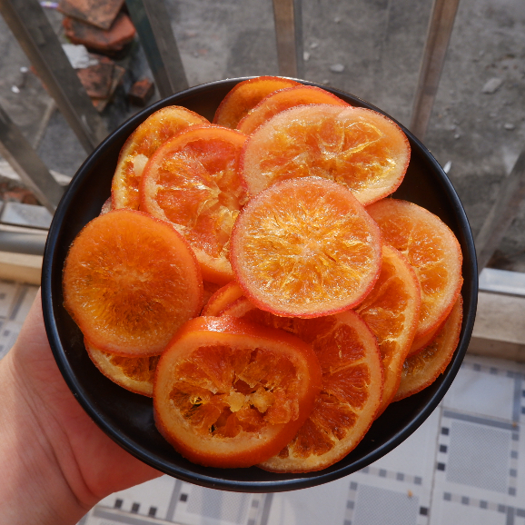 Cam sấy dẻo Phú An Healthy Foods túi 500g ăn vặt ăn kiêng tiện lợi tiêu chuẩn xuất khẩu