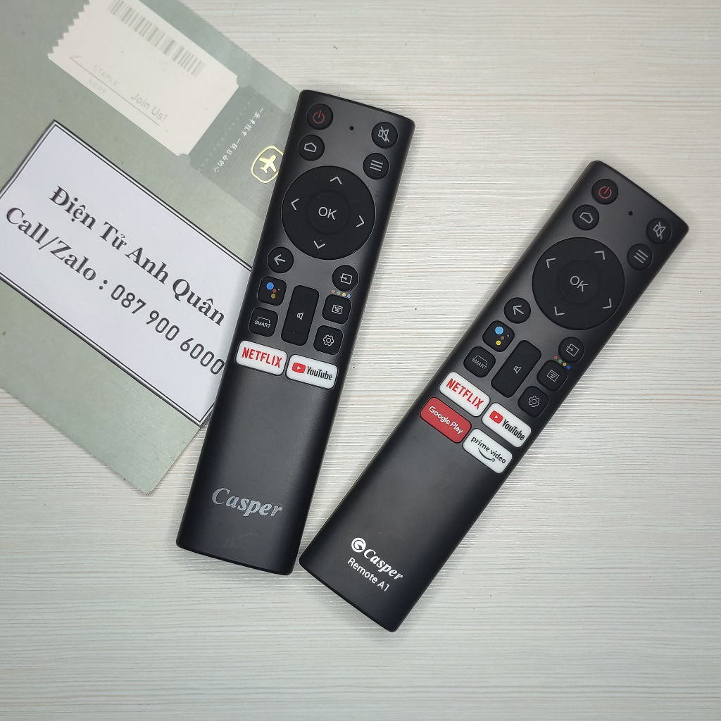 Remote tivi Casper | Điều Khiển Tivi Casper Giọng Nói các dòng