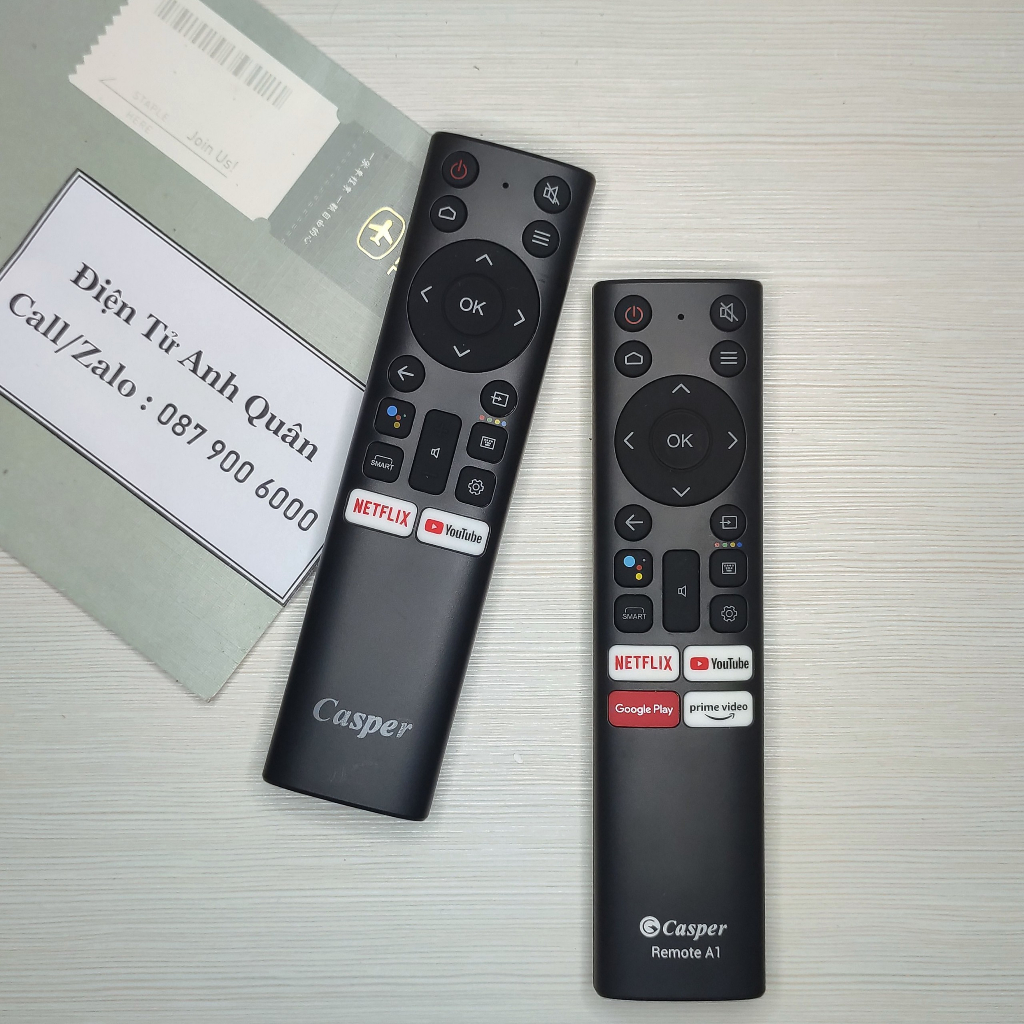 Remote tivi Casper | Điều Khiển Tivi Casper Giọng Nói các dòng