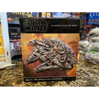 Đồ chơi lắp ráp star wars 77003 75192 falcon phi thuyền chim ưng ngàn tuổi cỡ lớn millennium falcon