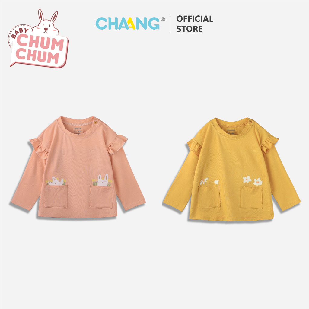 Áo Dài Tay Cánh Tiên Treasure Bé Gái CHAANG AW23D9