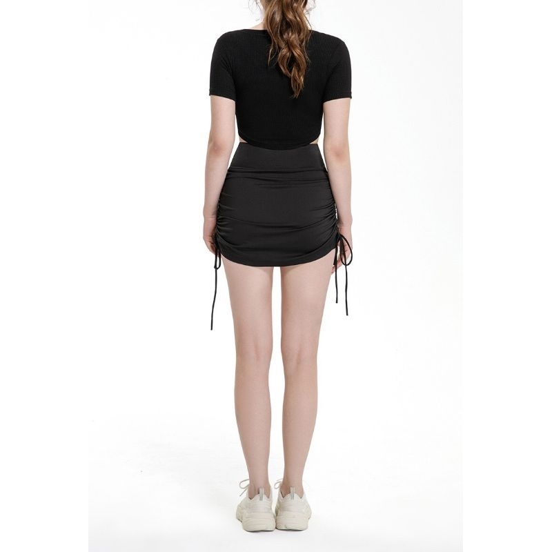 Quần chân váy cạp chéo tập gym yoga nữ