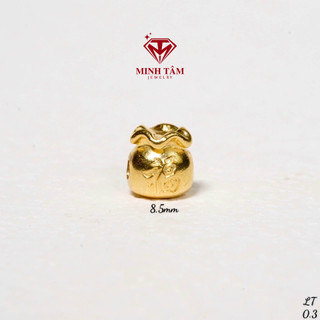 Charm túi tiền tiền 10k xâu vòng tay,Túi tiền 10k mix vòng tay phong thủy