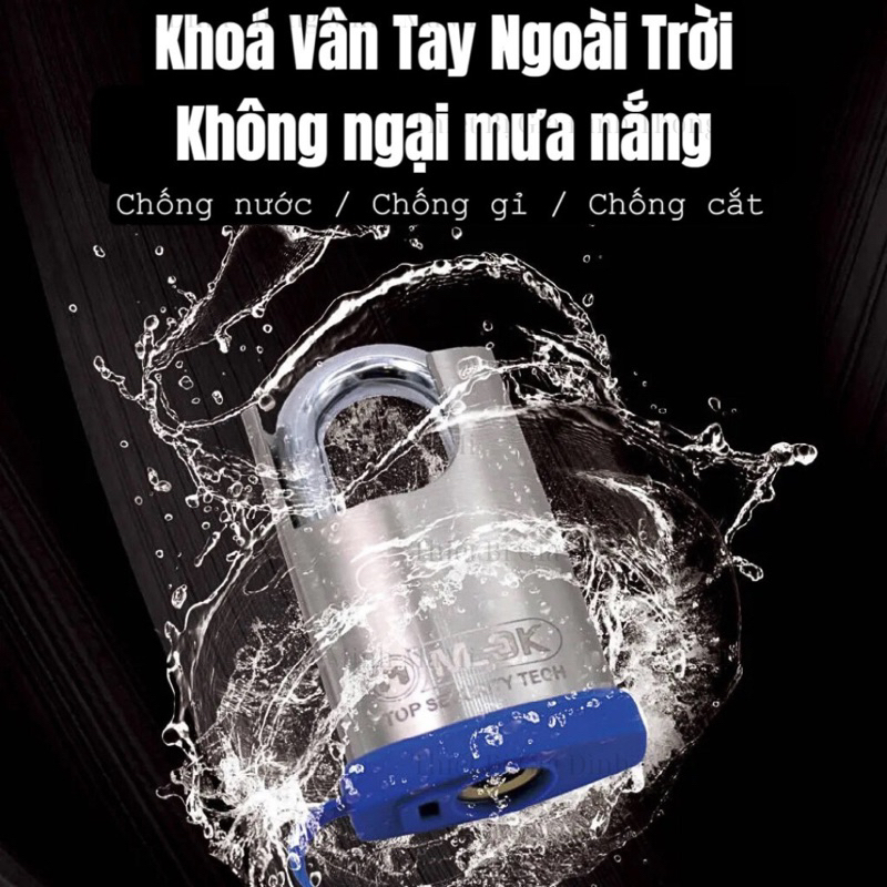 Ổ KHOÁ VÂN TAY MLOCK SPL 306/50  CHẤT LIỆU INOX 304 CHÍNH HÃNG NHẬP KHẨU ĐỨC PHIÊN BẢN MỚI 2023