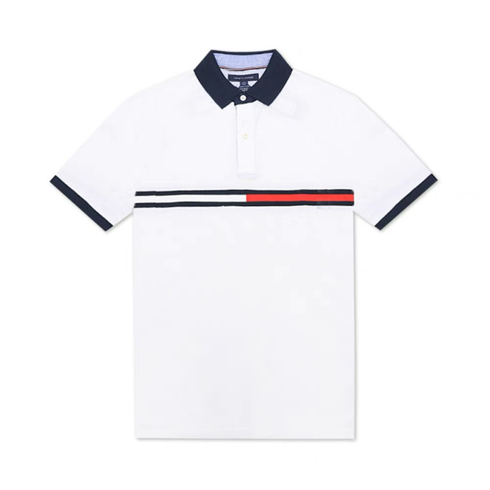 Áo polo Tom phối kẻ nam nữ cao cấp Áo polo Tom kẻ nam nữ mới nhất