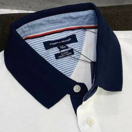 Áo polo Tom phối kẻ nam nữ cao cấp Áo polo Tom kẻ nam nữ mới nhất