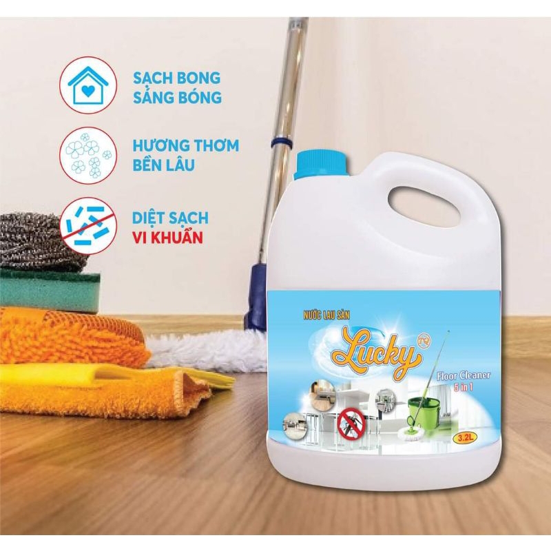 NƯỚC LAU SÀN LUCKY 3200ml MG