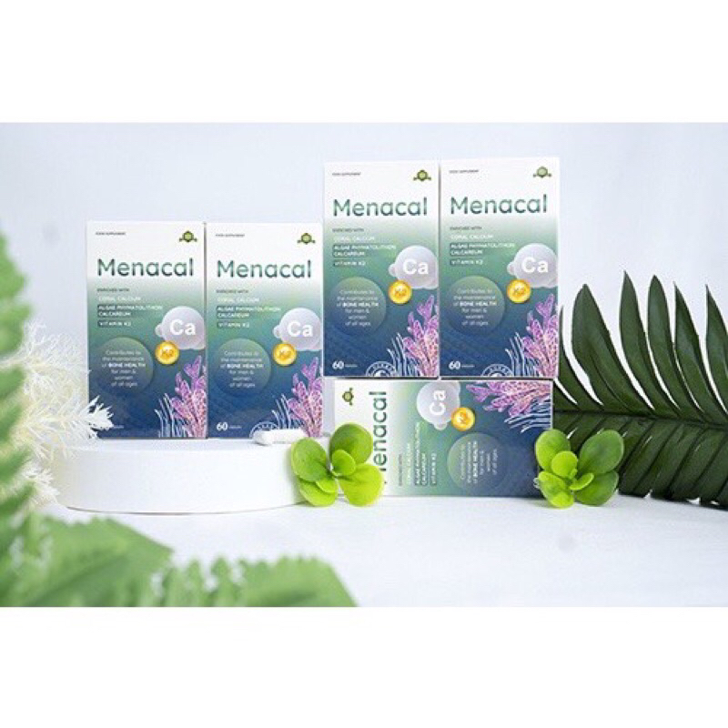 Canxi Menacal - Canxi Từ Tảo Biển Và San Hô Cho Mẹ Bầu Và Trẻ Nhỏ.Hộp 60 Viên.suckhoechomoinha