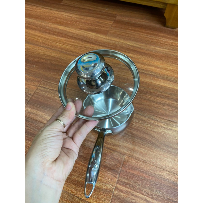 Quánh đúc inox Lunkai 12cm