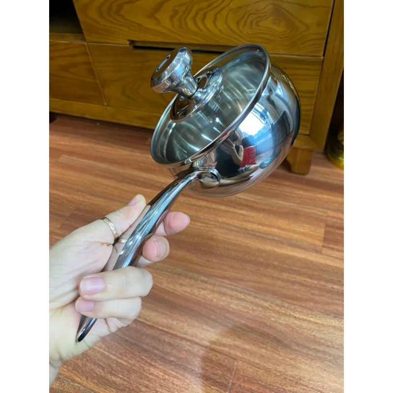 Quánh đúc inox Lunkai 12cm