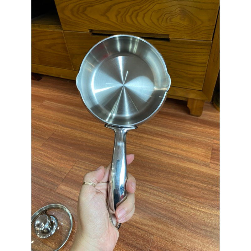 Quánh đúc inox Lunkai 12cm