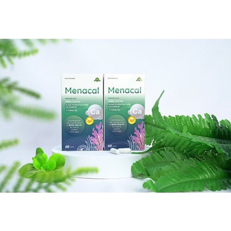 Canxi Menacal - Canxi Từ Tảo Biển Và San Hô Cho Mẹ Bầu Và Trẻ Nhỏ.Hộp 60 Viên.suckhoechomoinha