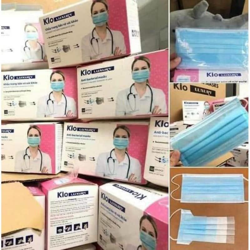Khẩu trang y tế 4 lớp giấy kháng khuẩn tiết kiệm