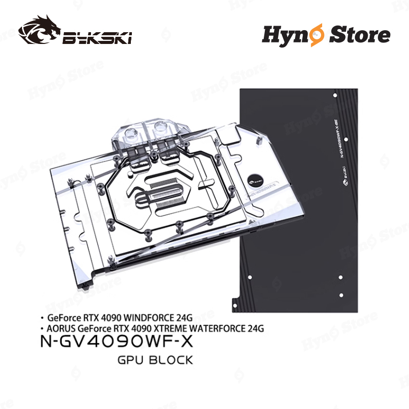 Block VGA Bykski N-GV4090WF-X ARGB Tản nhiệt nước custom - Hyno Store