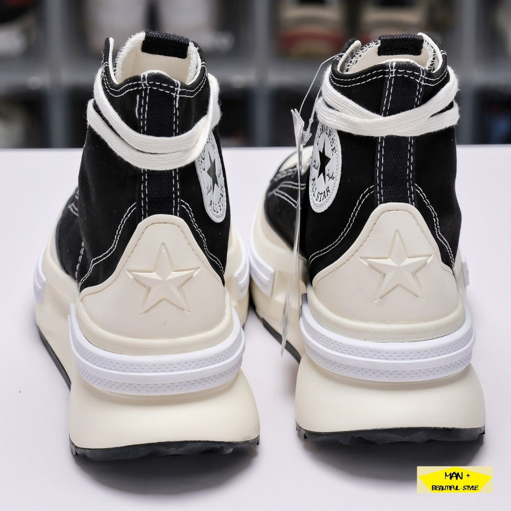 Giày Converse Run Star Legacy CX Black 2023,Giày CV nam nữ cao cổ màu đen, full box, freeship